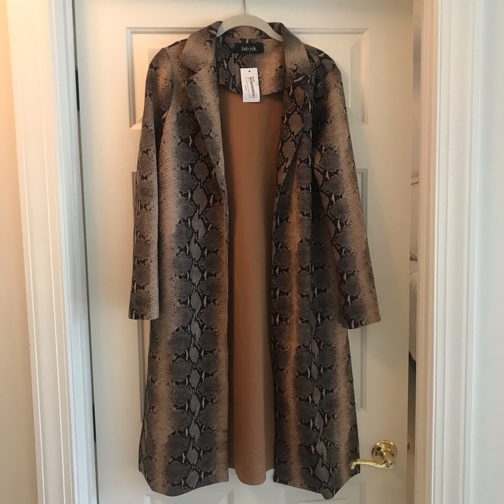 Fab’rik Aaliyah Python Print Duster